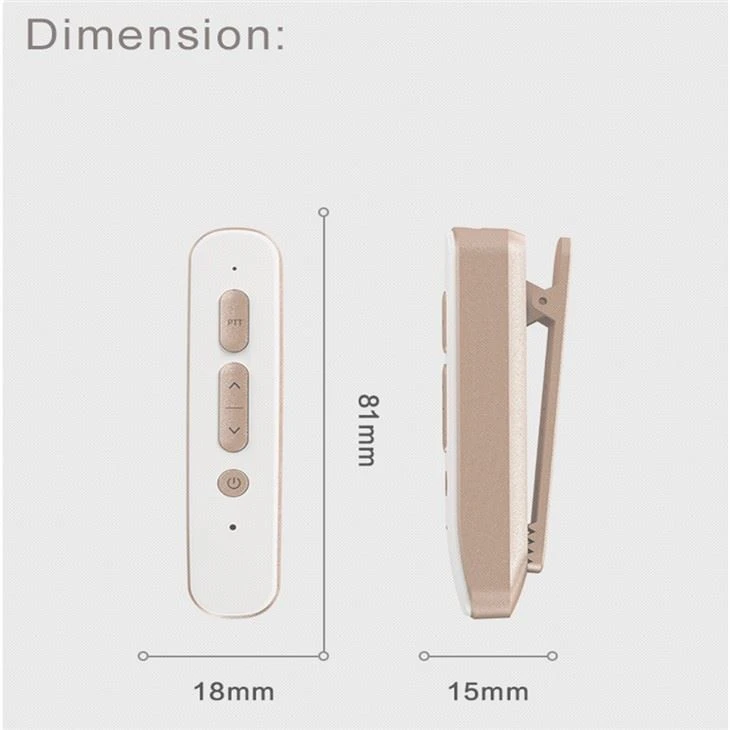 Earphone Headset Mini GMRS Radio