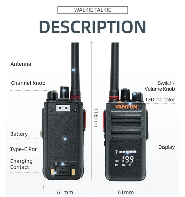 5W Portable Wireless Radio